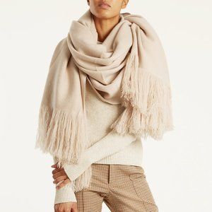 $1145 Isabel Marant Cashmere Fringed Scarf